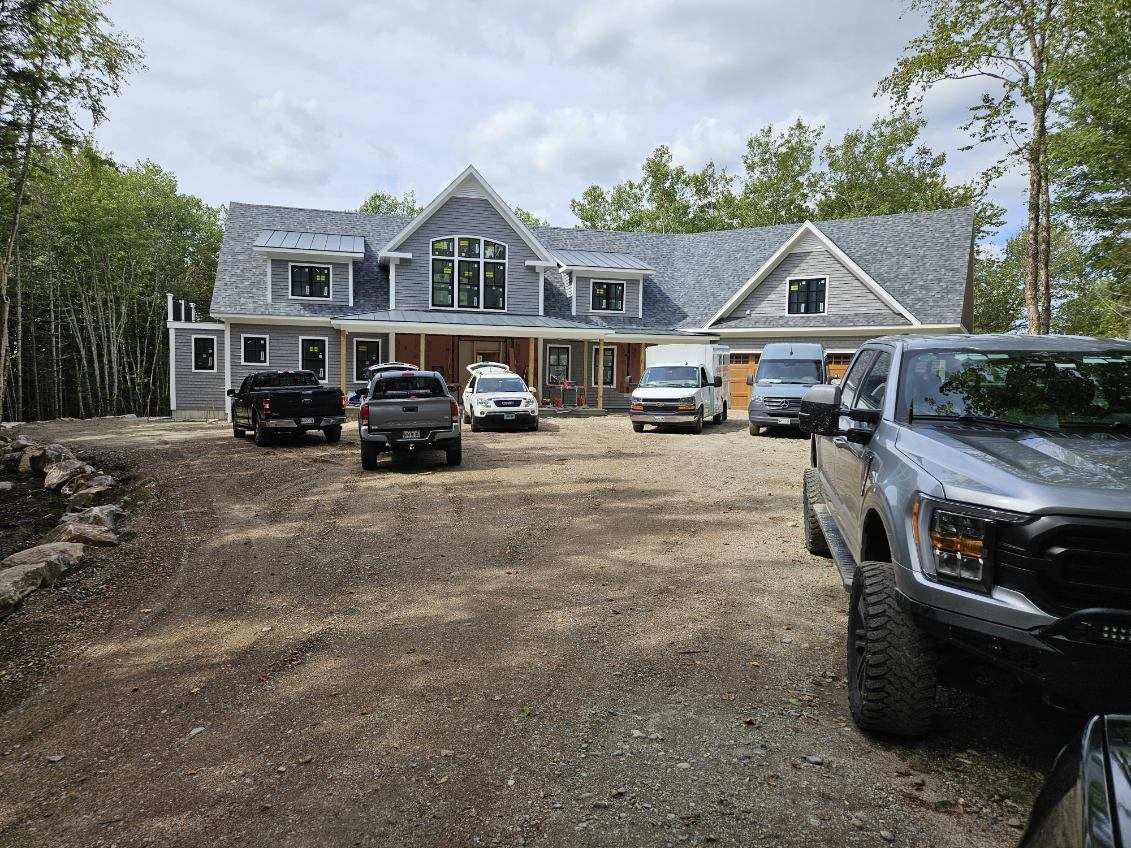 Foundation and construction work by Ray Builders in Eastern Maine
